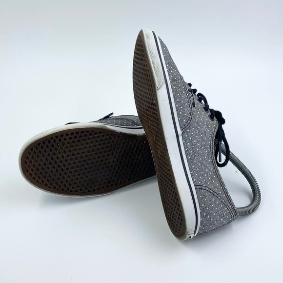 Vans poka dot gray authentic womens 6 - Picture 5 of 6